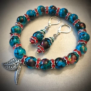 Bracelet and earring set