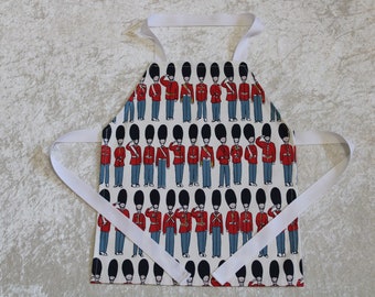 2-5 years Younger Child Fabric Apron in Cath Kidston Guards Fabric