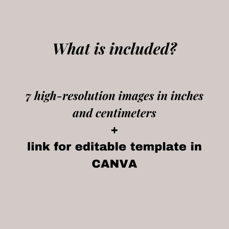 Wall Art Size Guide A0-A5 Canva Template Editable Photo Frame Sizes ...