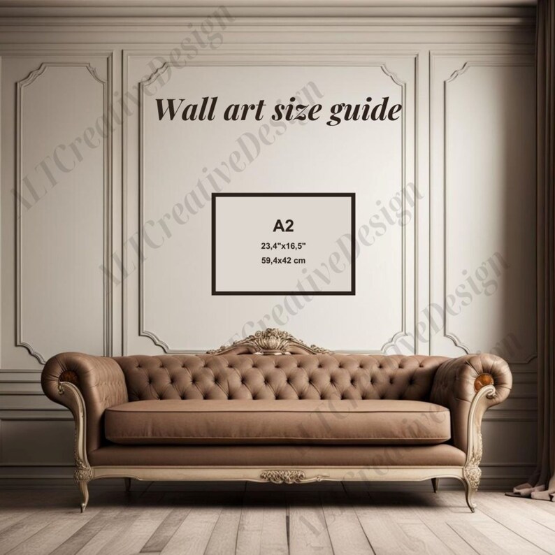 Wall Art Size Guide A0A5 Photo Frame Sizes Print Size Etsy Australia