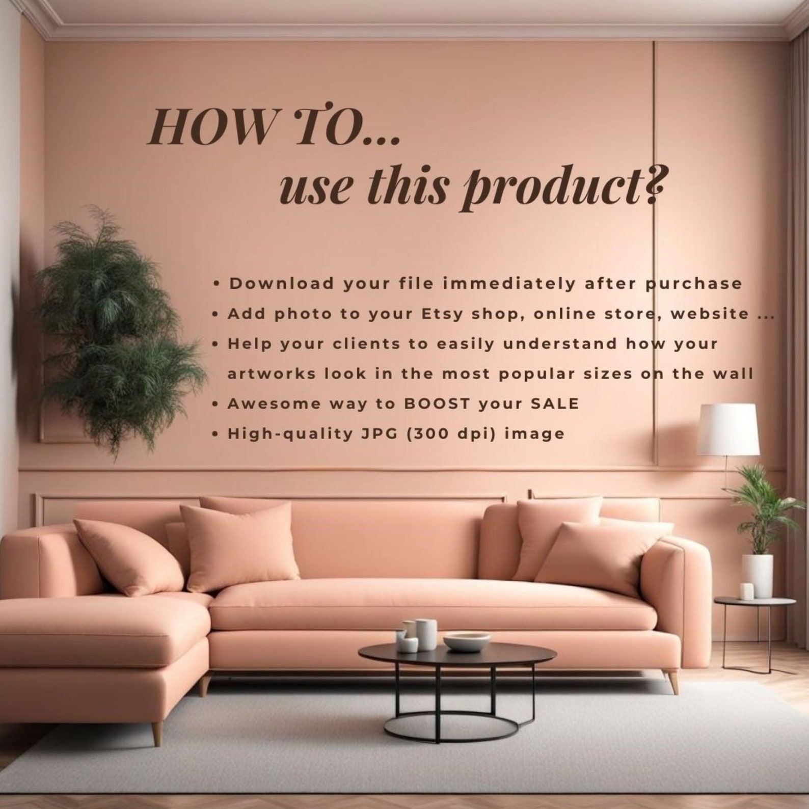 Wall Art Size Guide Canva Template Editable Photo Frame Sizes Print