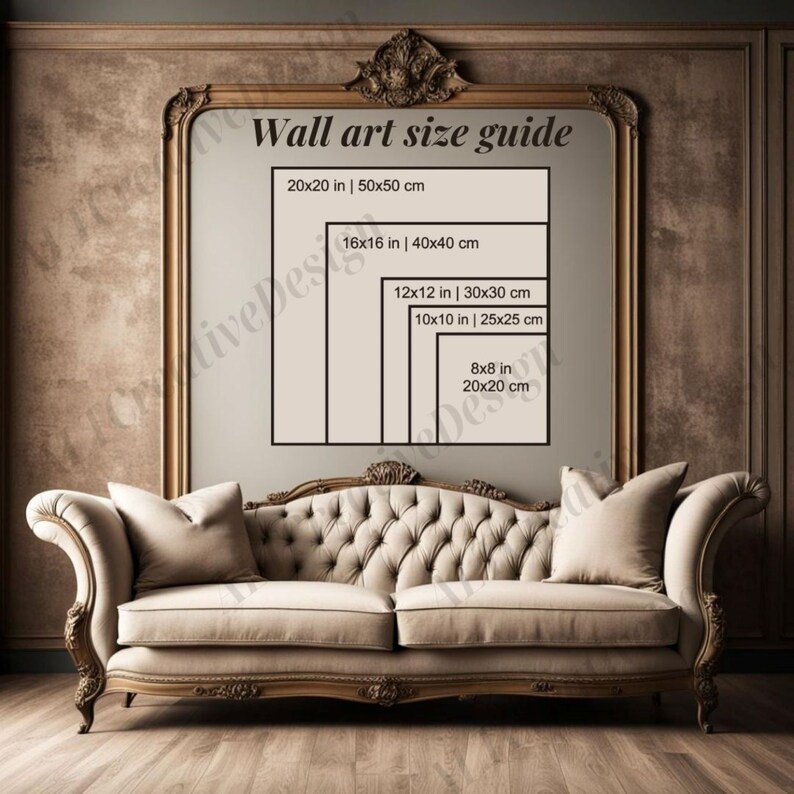 Wall Art Size Guide Square Photo Frame Sizes Print Size Guide Frame