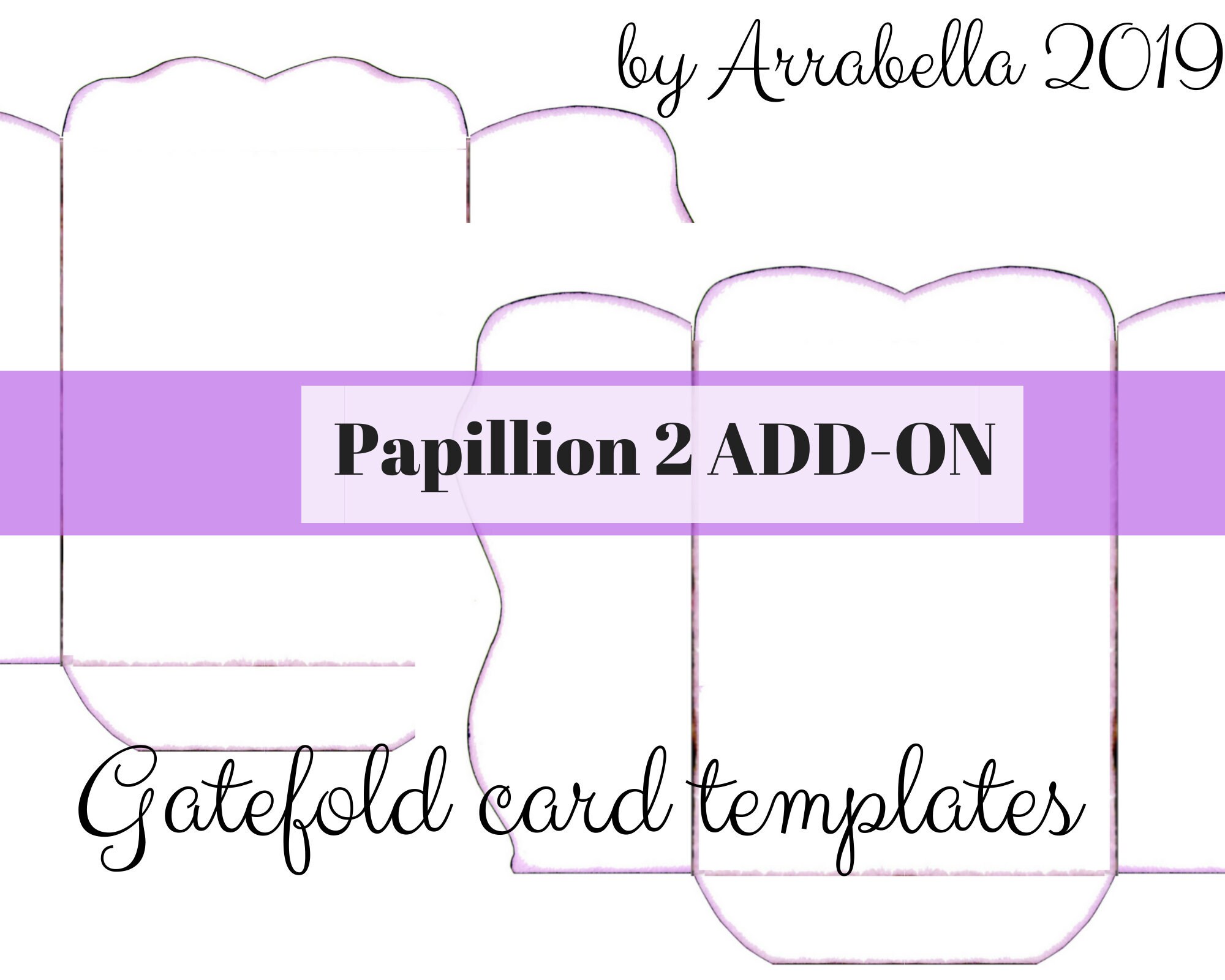 Papillion is a UNIQUE Hand-made TEMPLATE Design With a Butterfly Shape ...
