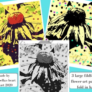 Filefolder Flowerart 10 pg digital kit by Arrabella's heart for art 2020