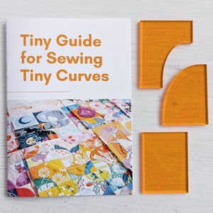 Ovalets Templates for sewing tiny curves, mindful stitching project, quilting notions, Christmas gift for quilters