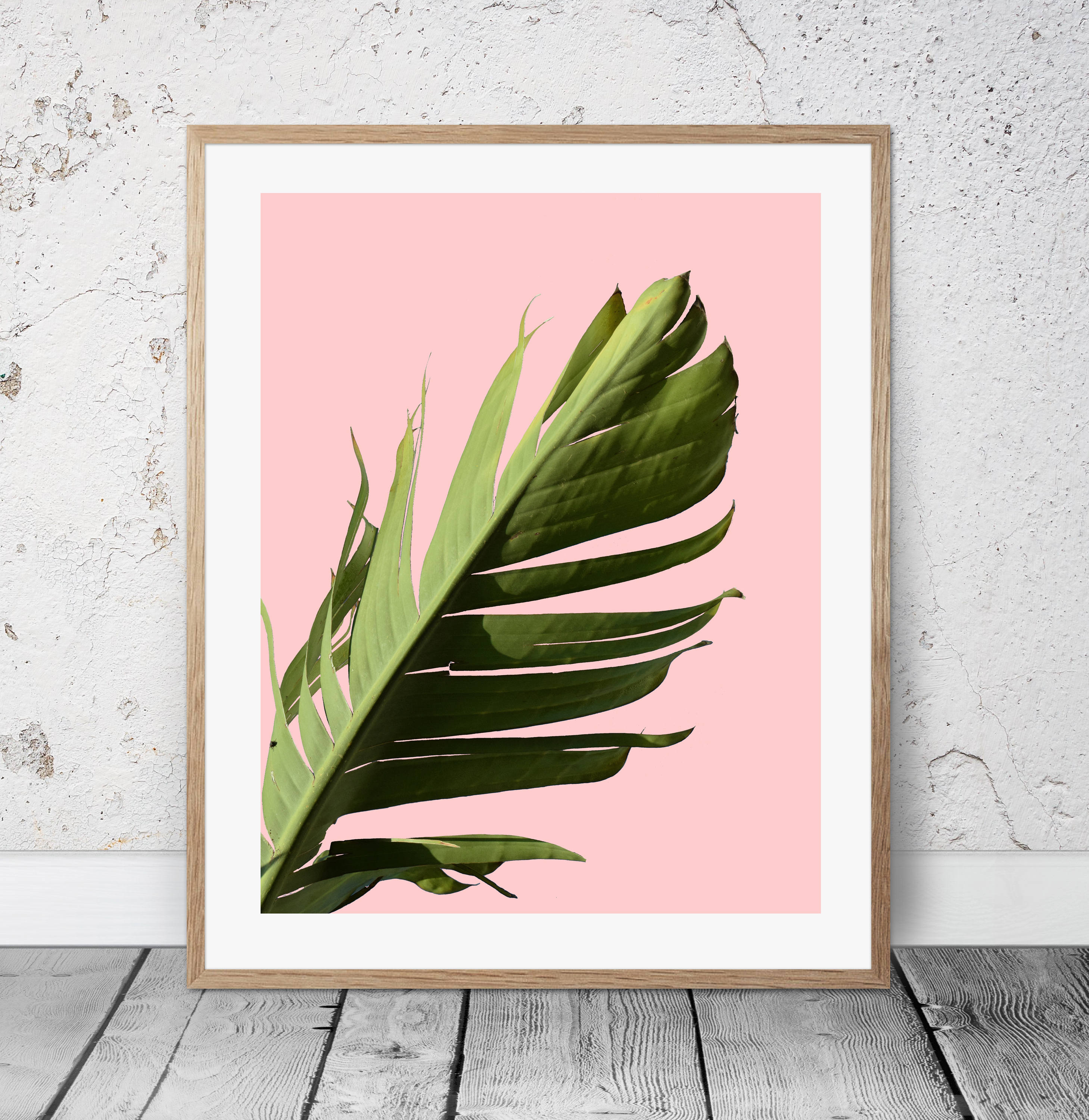 Banana Leaf Tropical Poster Banana Wall Art Decor Tropical Etsy