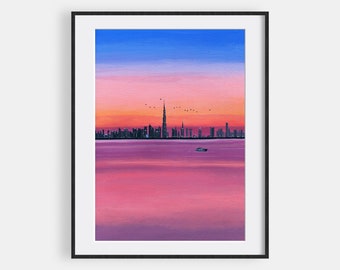 Sunset in Dubai