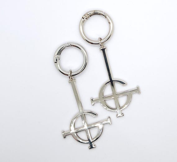 Grucifix Boot Charms • Gothic Metal Boot Accessories • Stainless