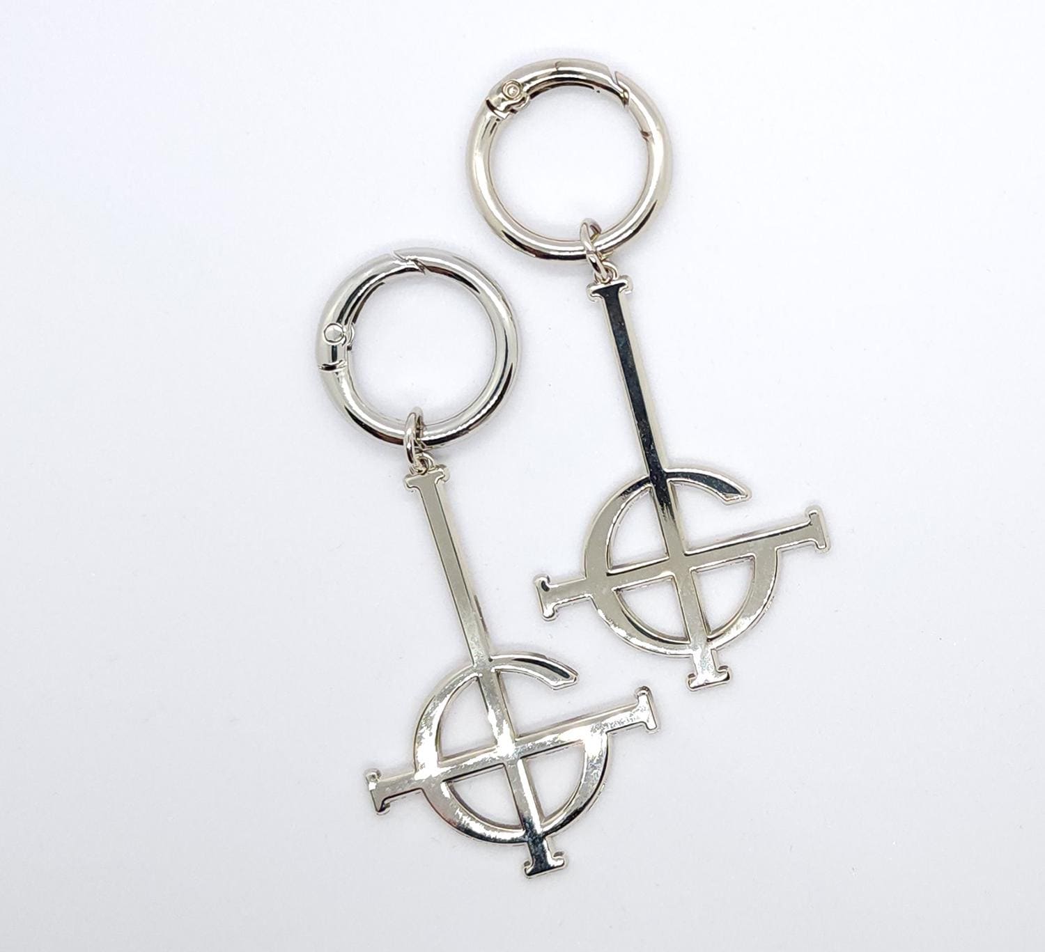 Grucifix Boot Charms • Gothic Metal Boot Accessories • Stainless