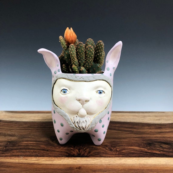 Whimsical Ceramic Planter
