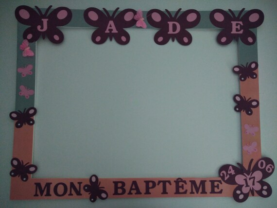 Grand Cadre Photobooth Pour Un Bapteme Baby Shower Mariage Etsy Grand Cadre Photobooth Pour Un Bapteme Baby Shower Mariage Etsy