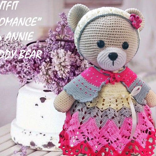 Pattern Crochet Clothes for Teddy Bear. Etsy