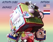 Activity Cube Animals Crochet Pattern - English, Nederlands