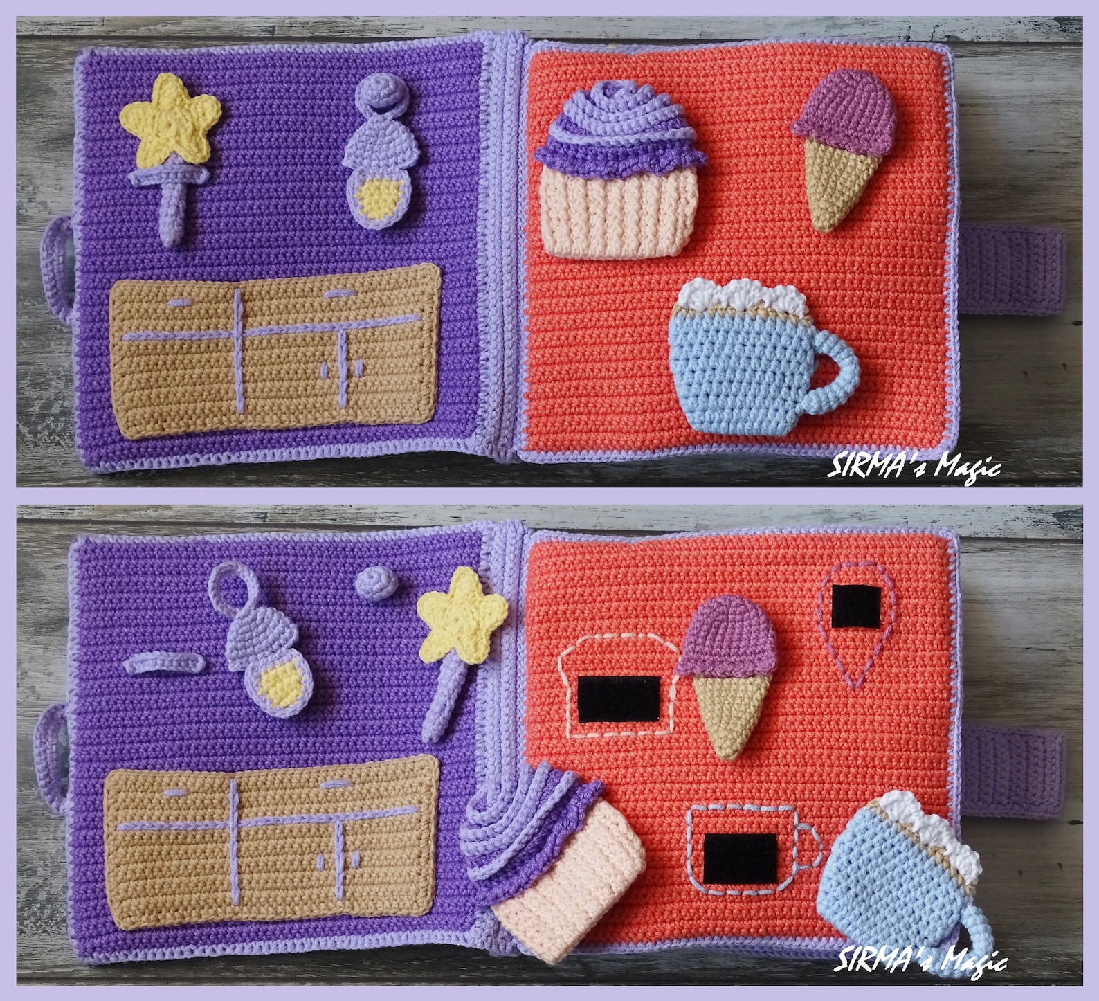 Fairyland Quiet Book Crochet Pattern Busy Activity Sensory Etsy