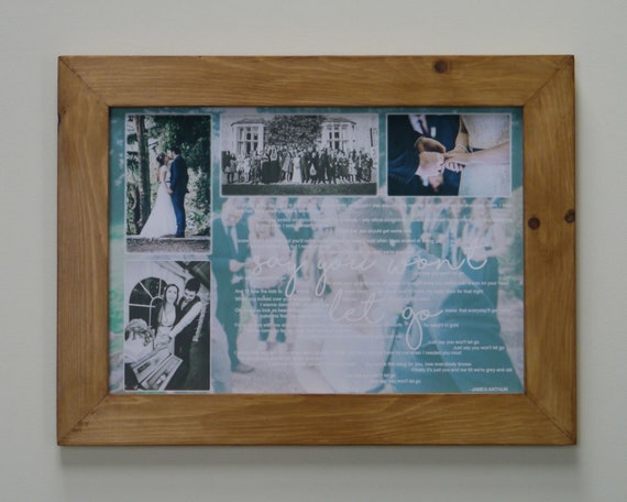 Download A4 Rustic Wood Photo Frame Etsy