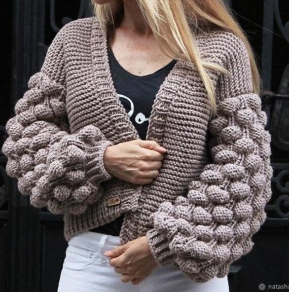 knit bomber