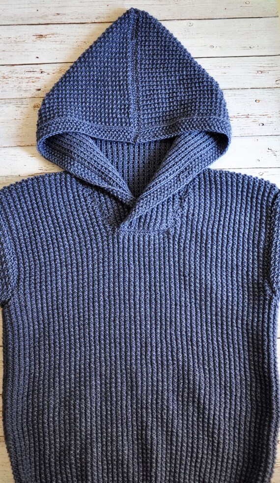 knitted hoodie