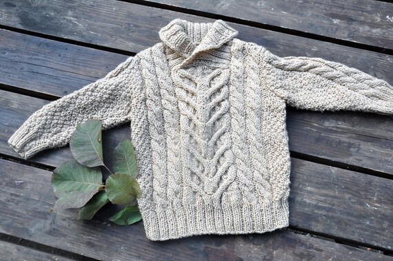 baby boy knitted jumper