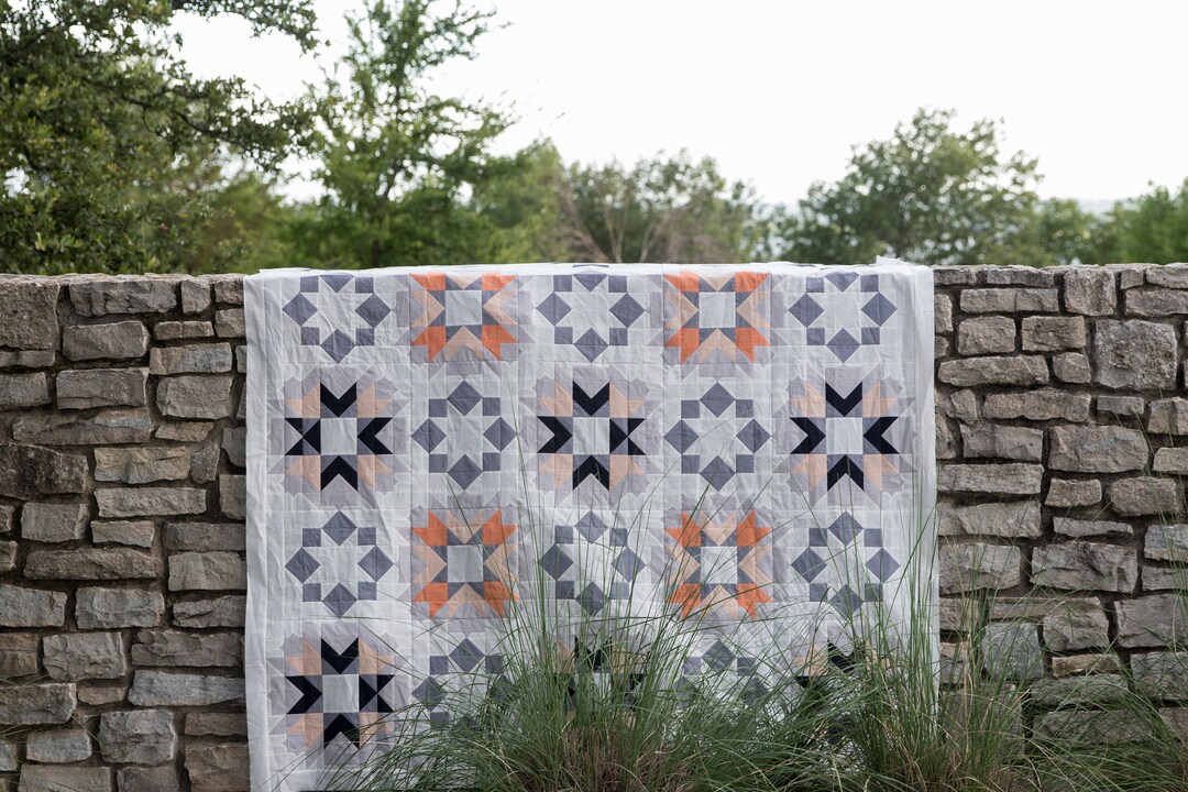 Starburst Quilt Pattern PDF Etsy