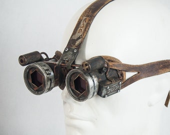Handcrafted Iris Goggles – Steampunk, Post-Apocalyptic Cosplay