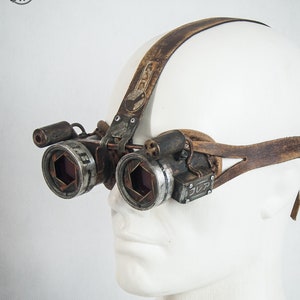 Iris Goggles - Post Apocalyptic Goggles - Steampunk Goggles - Wasteland Goggles - Burning Man Goggles - Fallout - Wasteland Weekend Cosplay