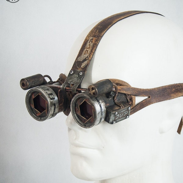 Lunettes Iris - Lunettes post-apocalyptiques - Lunettes Steampunk - Lunettes Wasteland - Lunettes Burning Man - Fallout - Cosplay Du week-end Wasteland