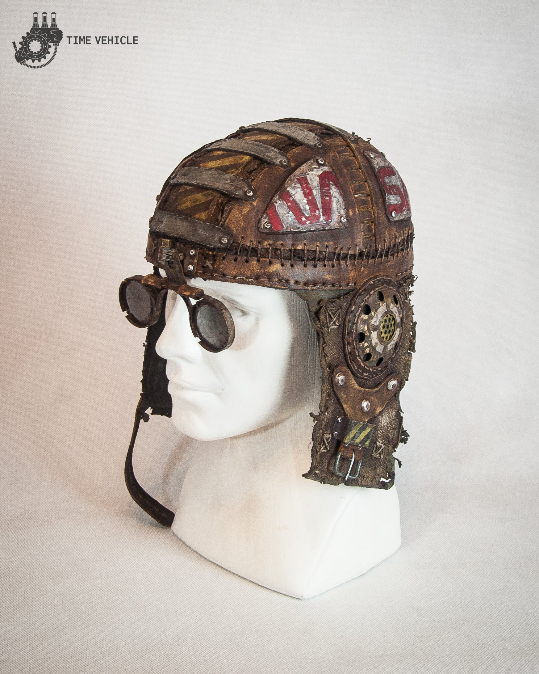Leather pilot helmet - Etsy 日本