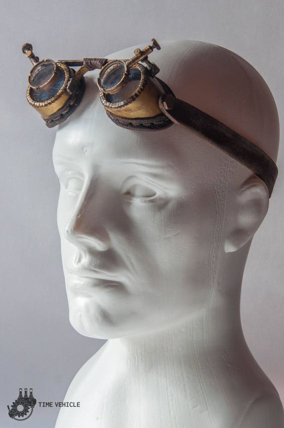 Cappello a Bombetta Steampunk con occhiali | Costumalia by Signor Costume