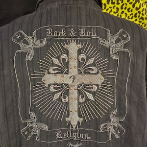 Black Button up Fender Rock and Roll Religion Shirt - Etsy
