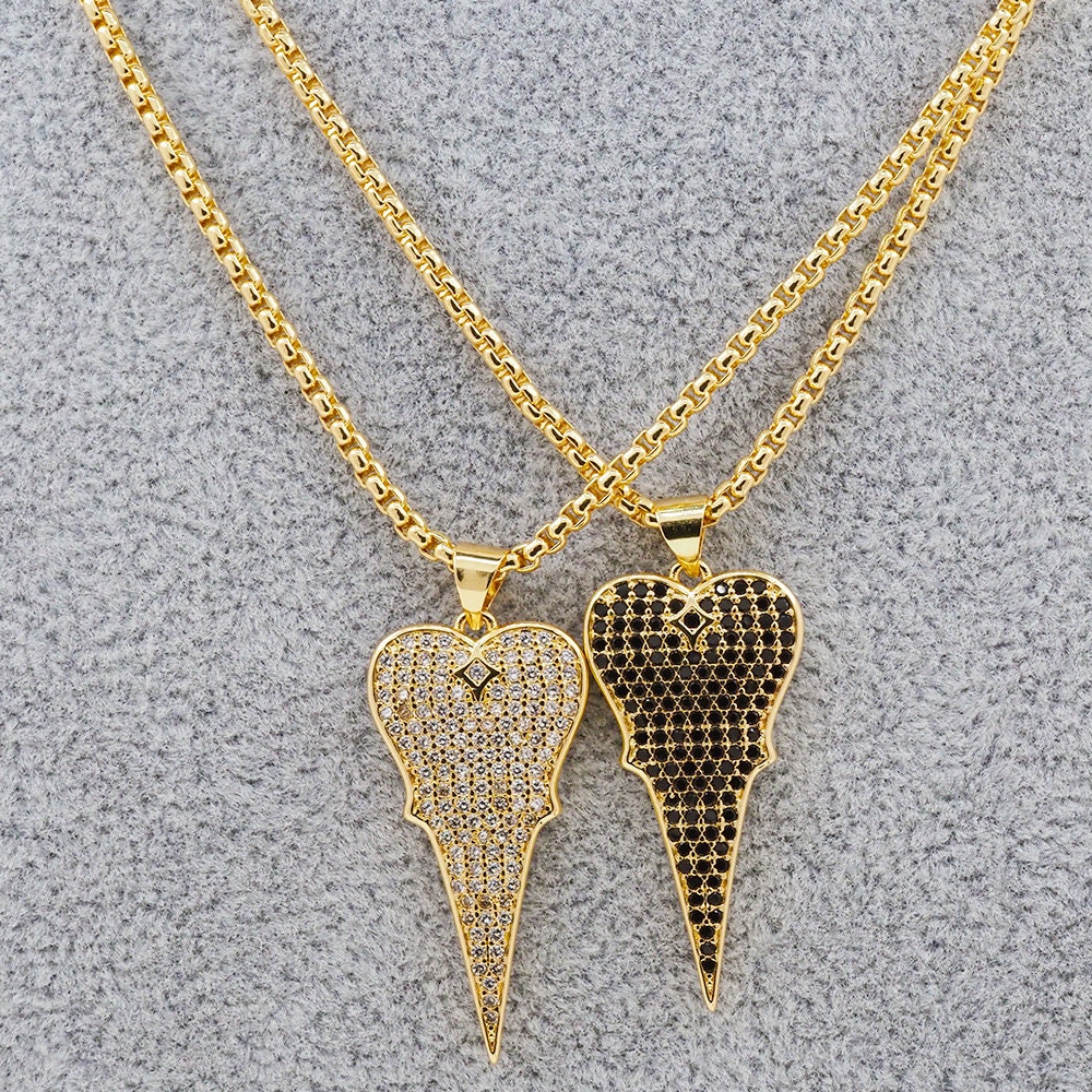 Amazon.com: Jewels Obsession 18K Yellow Gold Heart & Arrow
