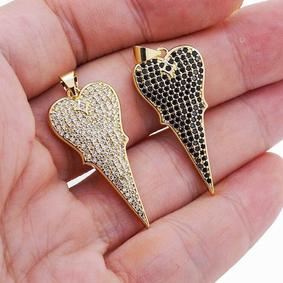 Amazon.com: Jewels Obsession 18K Yellow Gold Heart & Arrow