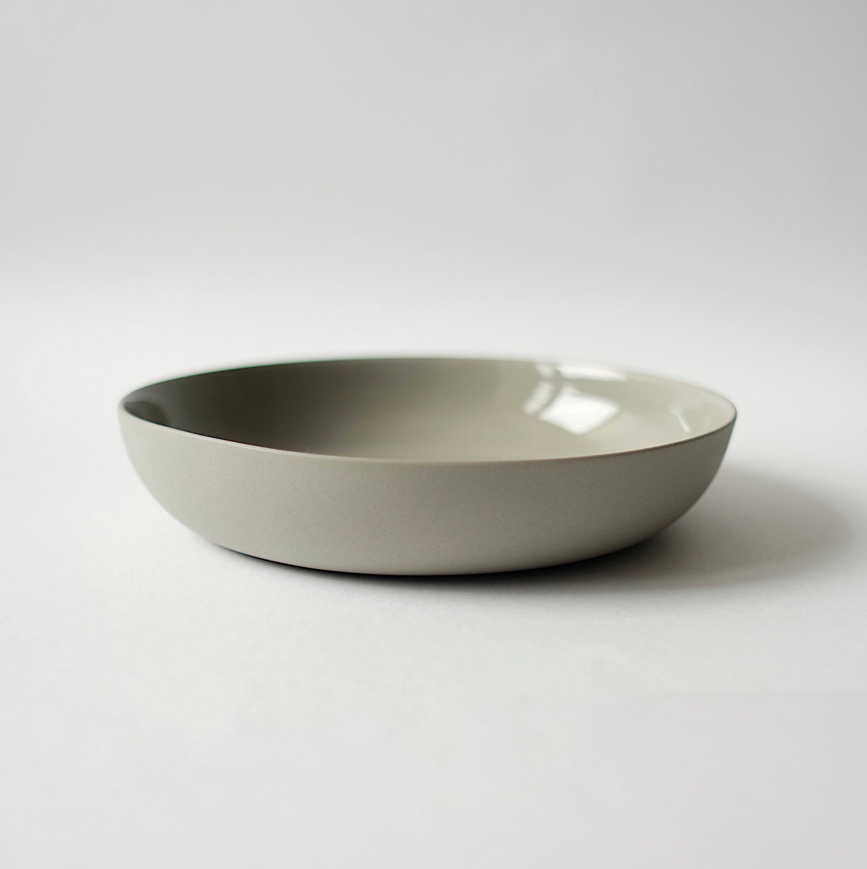 Grey porcelain pasta bowl Serving bowl Ceramic bowl Etsy