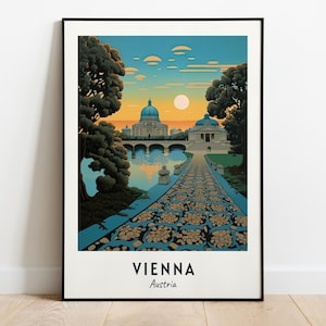 Belvedere Palace Travel Print Wall Art, Vienna - Austria City Print, Belvedere Palace Travel Gift, Belvedere Palace Poster, Digital Download