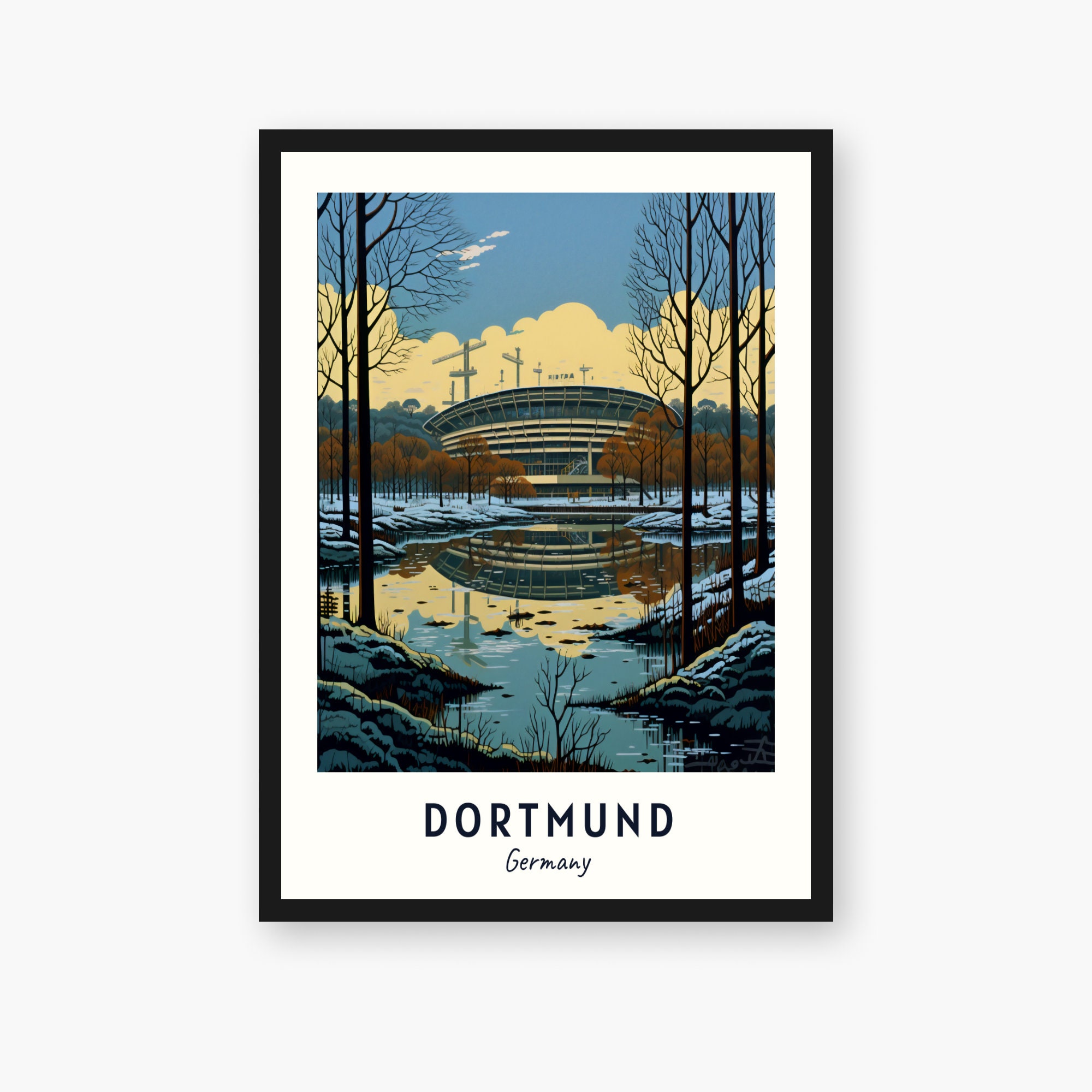 Dortmund Poster Etsy 