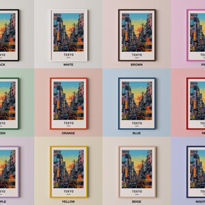 Tokyo Travel Poster Japan Print Wall Art City Print Cityscape Artwork Travel Wall Decor Digital Download Travel Gift image 3