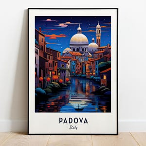 Padova Travel Print Wall Art, Padova - Italy City Print, Padova Travel Gift, Padova City Poster, Digital Download, Travel Gift, Wedding Gift