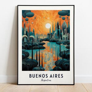 Buenos Aires Travel Print Wall Art, Buenos Aires - Argentina City Print, Buenos Aires Travel Gift, Buenos Aires City Poster, Travel Gift