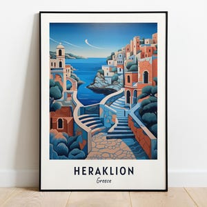 Heraklion Archaeological Museum Travel Print Wall Art, Heraklion - Greece City Print, Heraklion Archaeological Museum Travel Gift, Wall Art