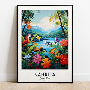Cahuita Travel Print, Wandkunst, Cahuita - Costa Rica City Print, Cahuita Reisegeschenk, Cahuita City Poster, digitaler Download, Reisegeschenk