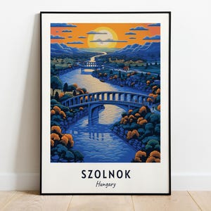 Szolnok Travel Print Wall Art, Szolnok - Hungary City Print, Szolnok Travel Gift, Szolnok City Poster, Digital Download, Travel Gift