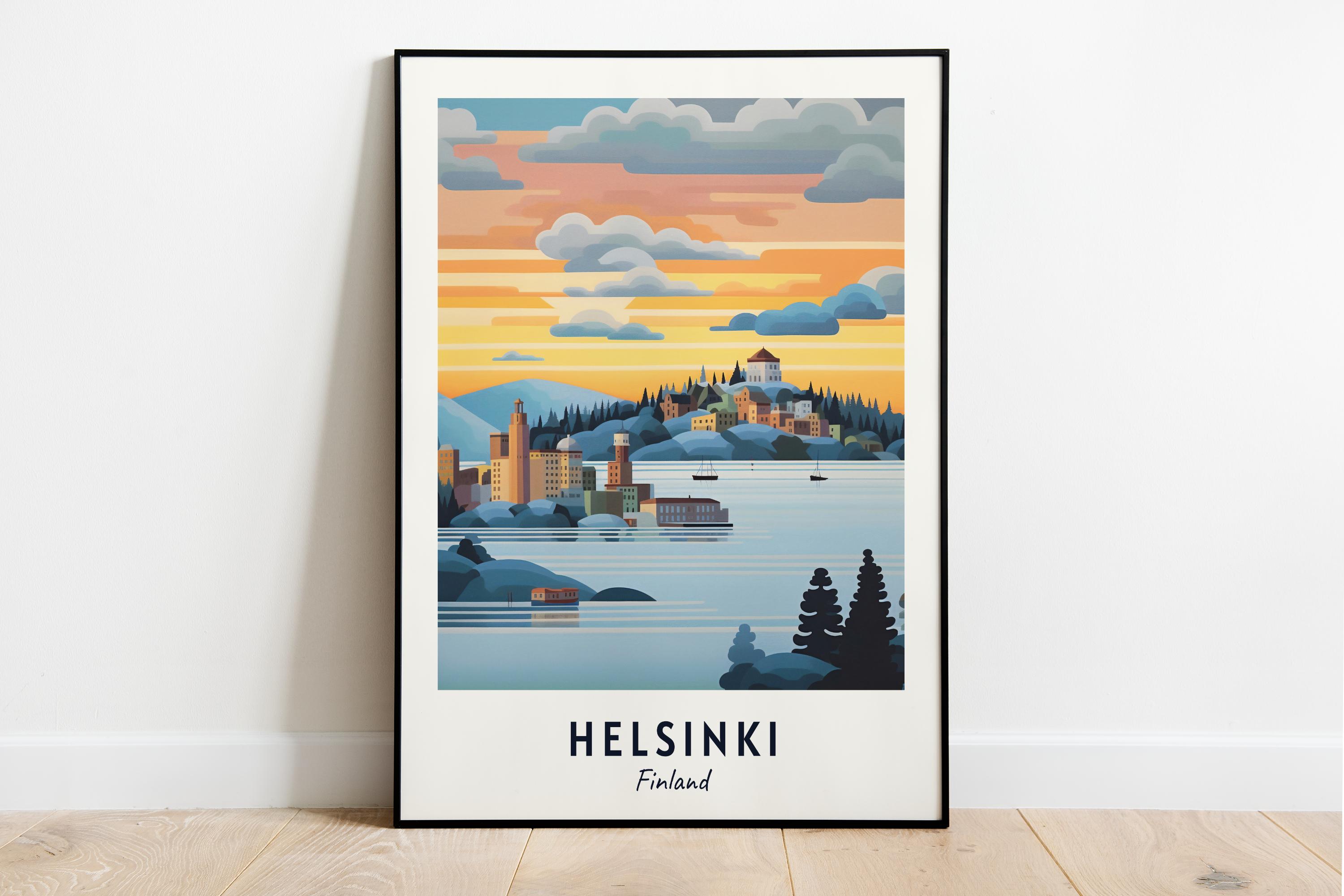 Helsinki poster - Etsy 日本