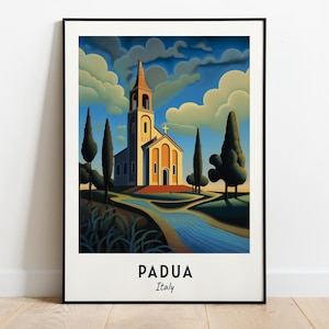 Padua Travel Print Wall Art, Padua - Italy City Print, Padua Travel Gift, Padua City Poster, Digital Download, Travel Gift, Padua Home Decor