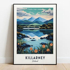 Killarney National Park Travel Print Wall Art, Killarney - Ireland City Print, Killarney National Park Travel Gift, Digital Download