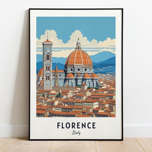Florence Travel Print Wall Art, Florence - Italy City Print, Florence Travel Gift, Florence City Poster, Digital Download, Travel Gift