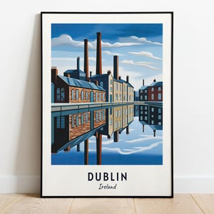 Stampa da parete Guinness Storehouse Travel, stampa della città di Dublino - Irlanda, regalo da viaggio Guinness Storehouse, poster Guinness Storehouse