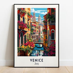 Venice Travel Print Wall Art, Venice - Italy City Print, Venice Travel Gift, Venice City Poster, Digital Download, Travel Gift, Wedding Gift
