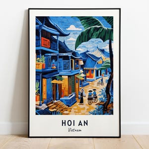 Ancient Town Of Hoi An Travel Print Wall Art, Hoi An - Vietnam City Print, Ancient Town Of Hoi An Travel Gift, Ancient Town Of Hoi An Poster