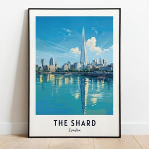 The Shard, London Travel Print Wall Art, The Shard - London City Print, The Shard, London Travel Gift, The Shard, London Poster, Travel Gift