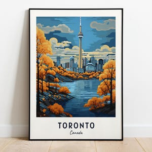 Toronto Travel Print Wall Art, Toronto - Canada City Print, Toronto Travel Gift, Toronto City Poster, Digital Download, Travel Gift