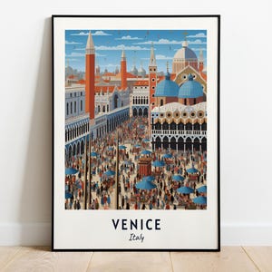 Venice Travel Print Wall Art, Venice - Italy City Print, Venice Travel Gift, Venice City Poster, Digital Download, Travel Gift, Wedding Gift